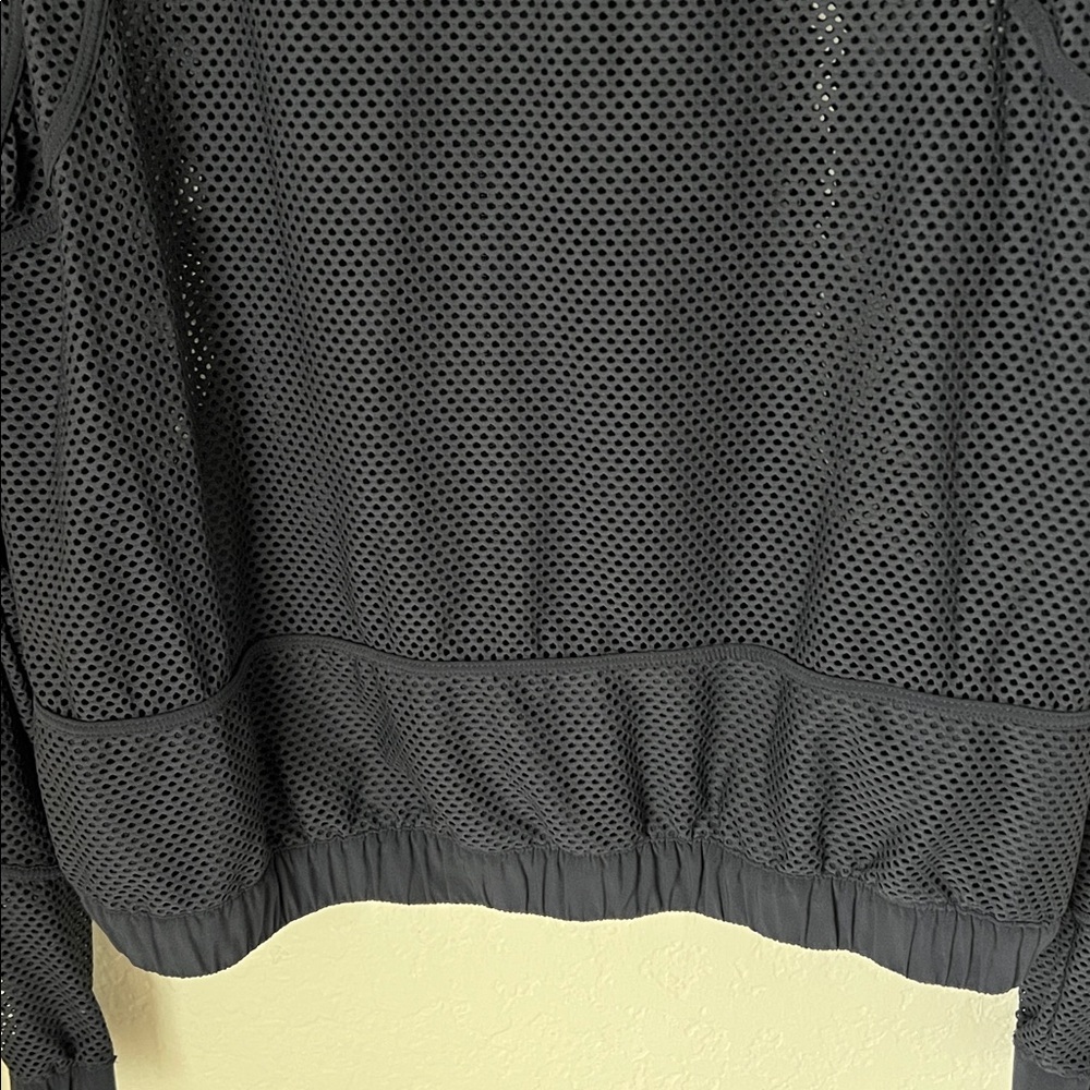 Lululemon black sheer mesh zip jacket - Picture 9 of 11